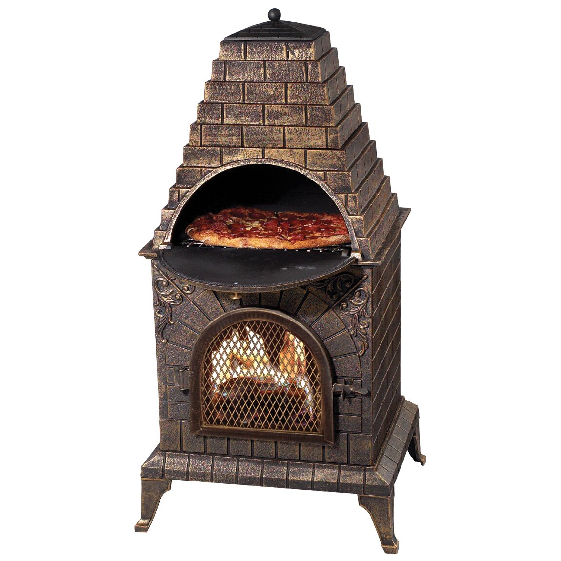 pizza oven wood burning